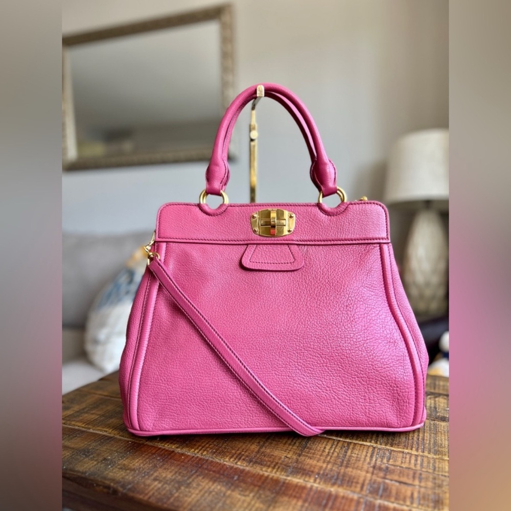 Miu Miu 2012 Turn Lock Frame Satchel - Taiwan Exclusive EUC